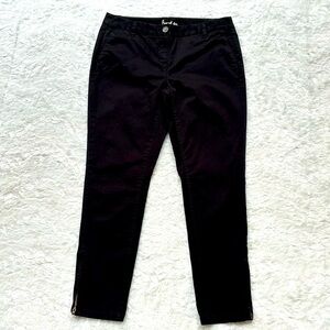 Boden chino pants ankle zip cuff size 6